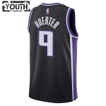 Maillot NBA Sacramento Kings Kevin Huerter Nike 2023-24 Icon Edition Noir Swingman - Enfant